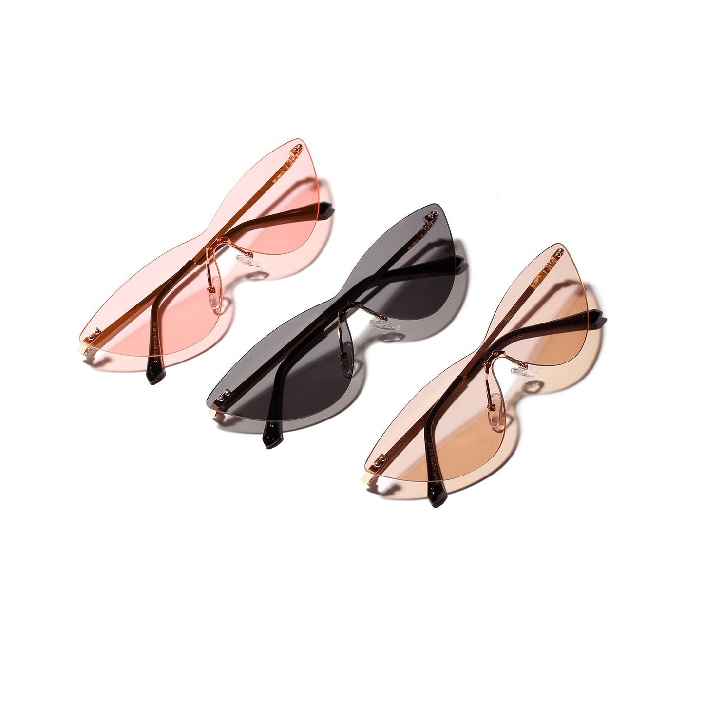 Vintage Metal Frame Sunglasses - UV400 Protection PC Lenses
