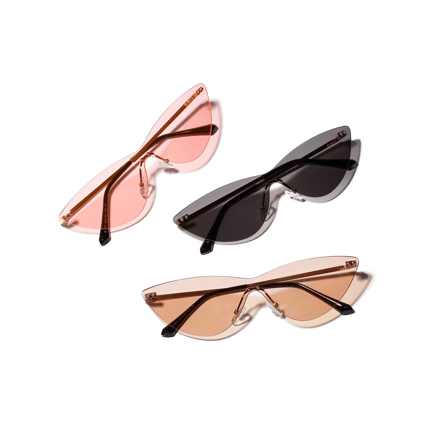 Vintage Metal Frame Sunglasses - UV400 Protection PC Lenses