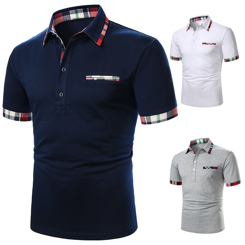 Polo homme Chemise homme Polo à manches courtes