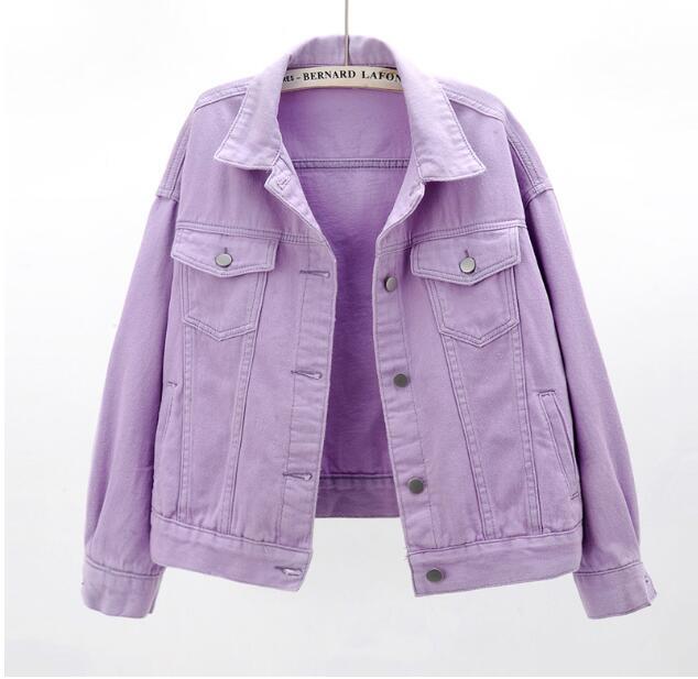 Color Casual Lady Blouse - Cotton POLO Collar Long Sleeve Top