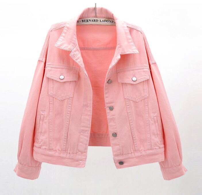 Color Casual Lady Blouse - Cotton POLO Collar Long Sleeve Top
