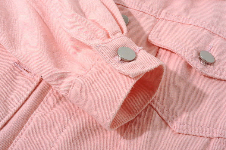 Color Casual Lady Blouse - Cotton POLO Collar Long Sleeve Top