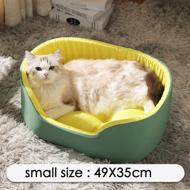 Premium Cloth Pet Kennel - 3 Sizes - Universal Washable - All Seasons - Winter Warm Deep Sleep - Dogs & Cats