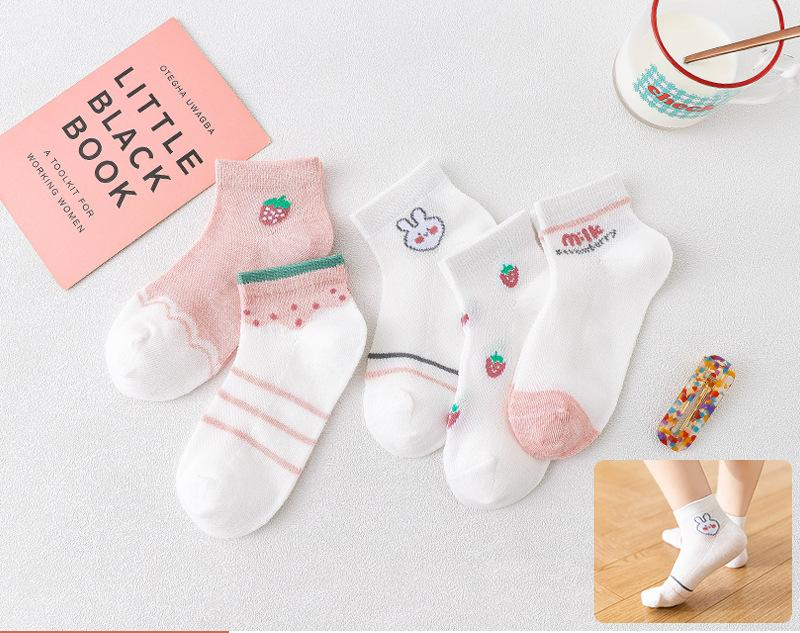 Chaussettes pour enfants Chaussettes courtes printemps et été