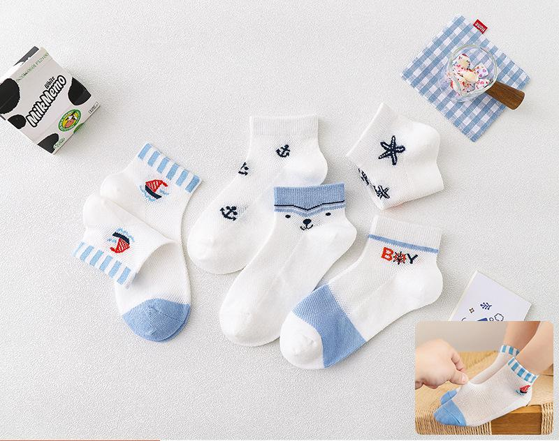 Chaussettes pour enfants Chaussettes courtes printemps et été