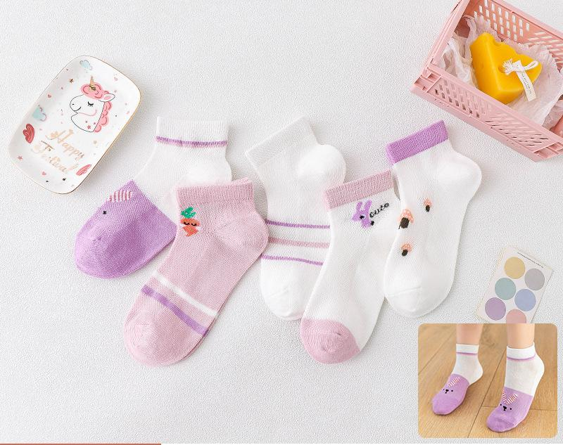 Chaussettes pour enfants Chaussettes courtes printemps et été