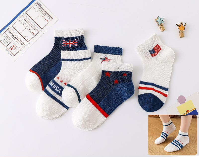Chaussettes pour enfants Chaussettes courtes printemps et été