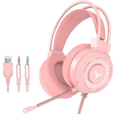 King G60 Gaminghörlurar Trådbundna 7.1-kanaler Eating Chicken Stationär Dator Notebook Headset