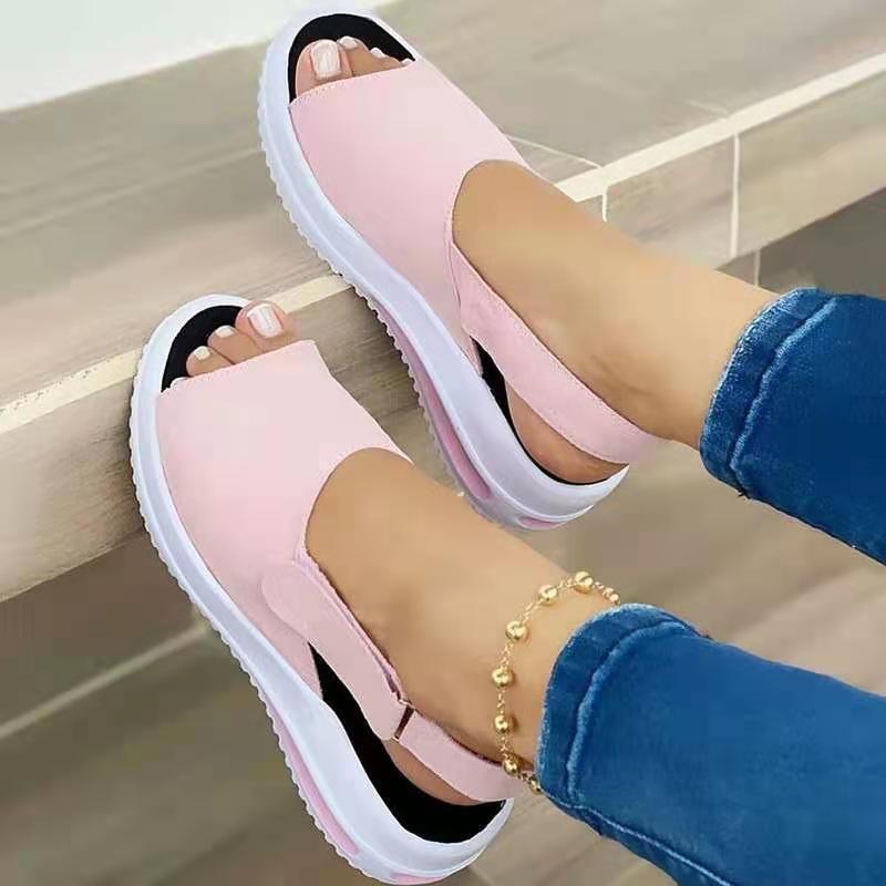Velcro Casual Fish Munh Sandaler