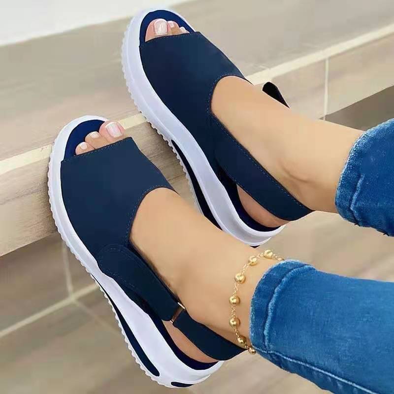 Velcro Casual Fish Munh Sandaler
