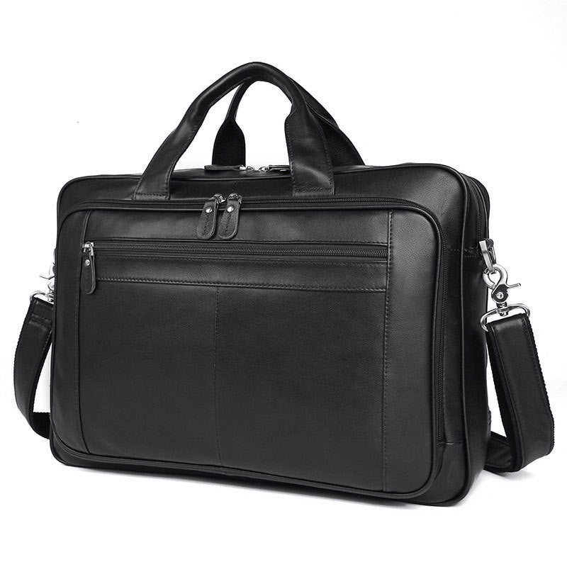 Leather Business Men's Large Handbag