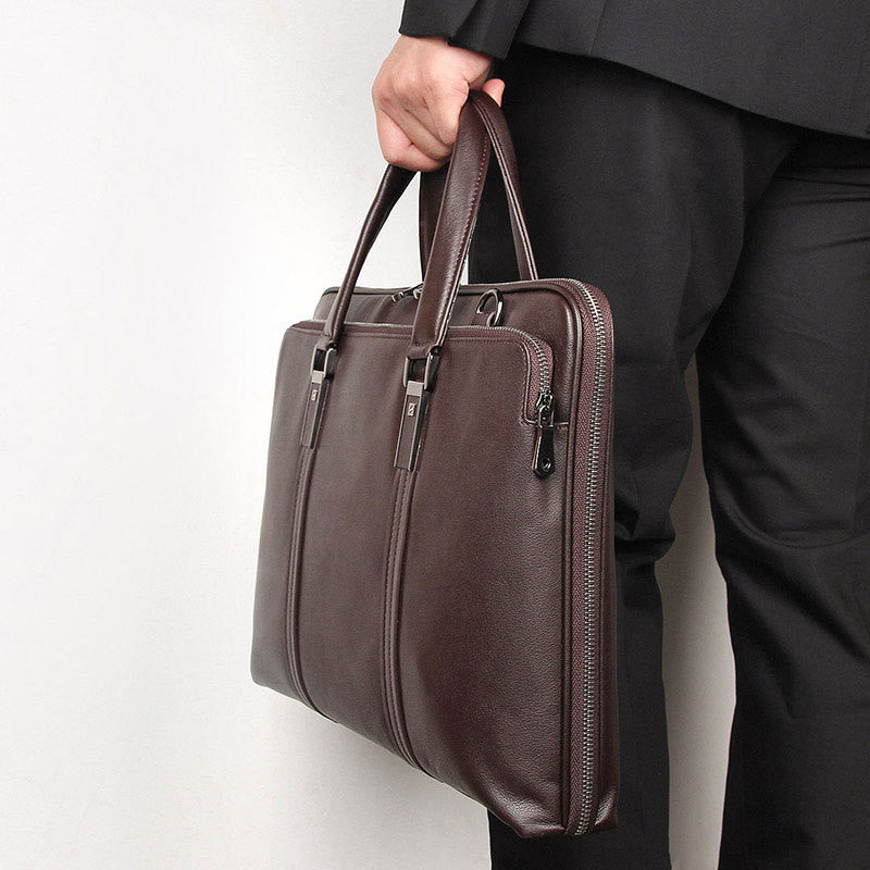 Gentleman Style Sacs à main pour hommes Sacs d'affaires Portföljer hommes handväskor Atmosfäriska och stabila handväskor