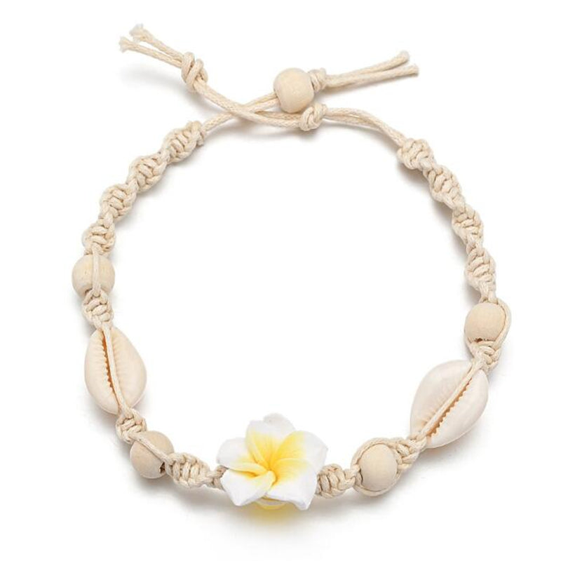 Beach Barfot brassard cheville SeaShell bracelet de cheville pour Kvinnor pour Smycker