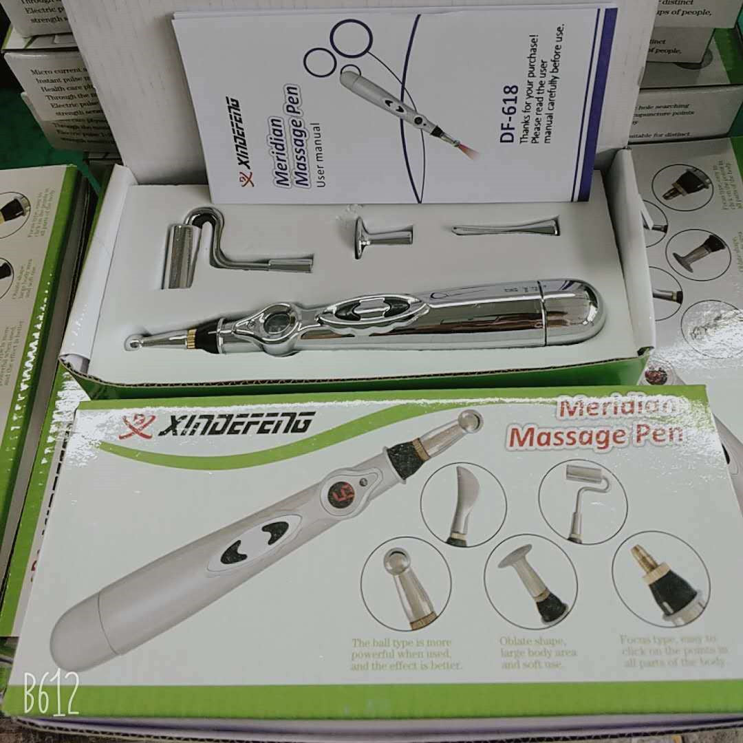 Laserakupunktur och Moxibustion Pen Massage Stång