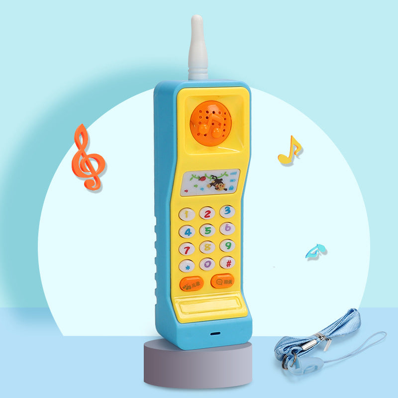 Baby elektroniska telefonleksaker Musik pedagogiska leksaker för tidig barndom Multifunktionssimuleringstelefonleksaker