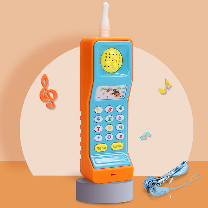 Baby elektroniska telefonleksaker Musik pedagogiska leksaker för tidig barndom Multifunktionssimuleringstelefonleksaker