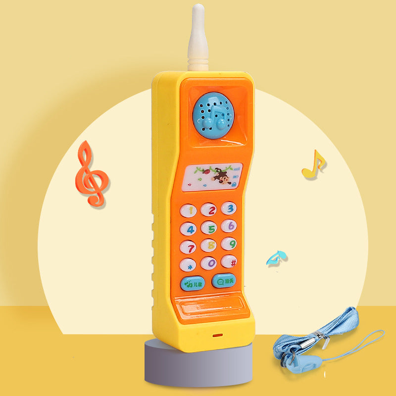 Baby elektroniska telefonleksaker Musik pedagogiska leksaker för tidig barndom Multifunktionssimuleringstelefonleksaker