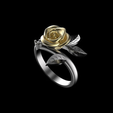Bague de mode Bague de fiançailles Fleur
