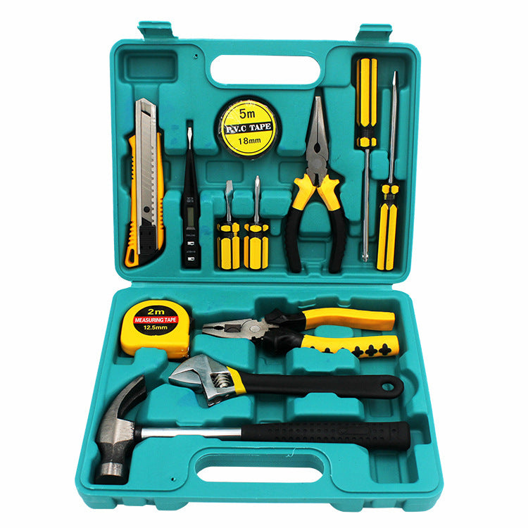 13-Piece Multifunctional Hardware Tool Set - Gift Combination Tool Box Dual-Use Pliers for Car and Home