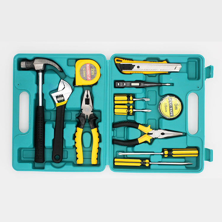 13-Piece Multifunctional Hardware Tool Set - Gift Combination Tool Box Dual-Use Pliers for Car and Home