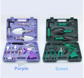 Ensemble imprimé de 10 pièces d’outils de jardin abordables