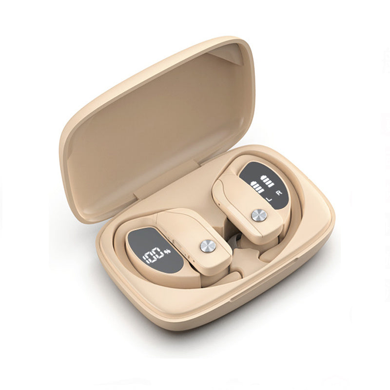 NVAHVA Bluetooth trådlösa hörlurar för sport, äkta trådlös stereo