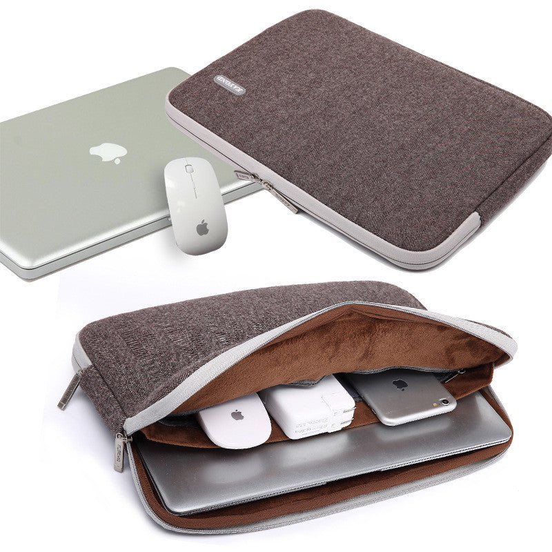 Kompatibel med Apple , Kayond Herringbone Liner Bag för Apple Lenovo Asus 11 13,3 tum 14 15,6 tum 17 tum bärbar datorväska