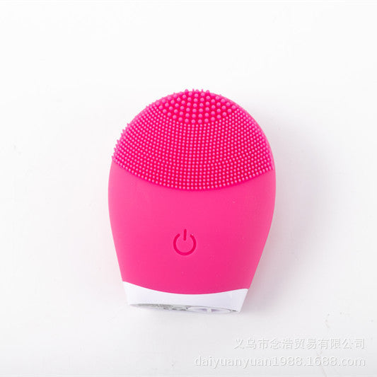 Nettoyant facial électrique à ultrasons en silicone