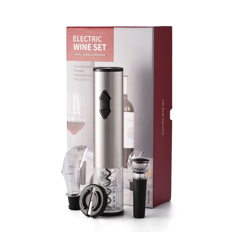 Electric Wine Opener Corkscrew Foil Cutter Set Automatic High-End Bottle Opener for Wine Kitchen