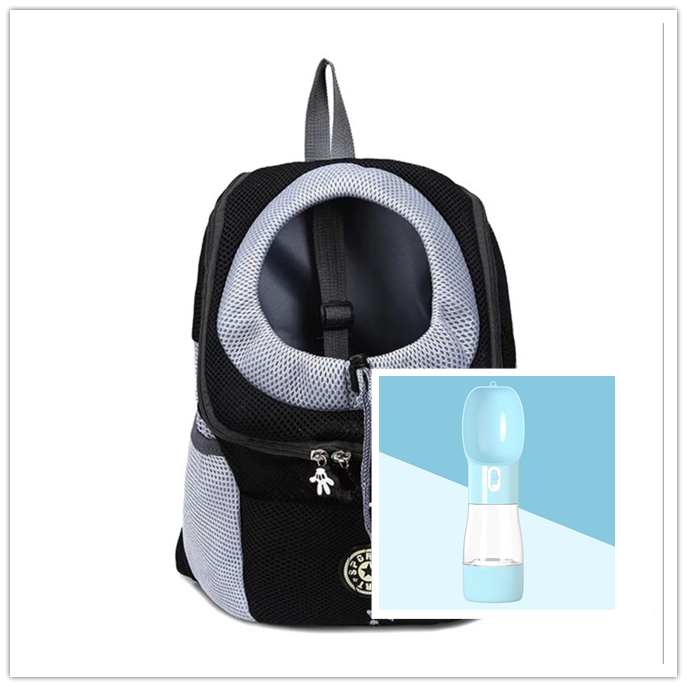 Pet Dog Carrier Carrier For Dogs Ryggsäck Ut Dubbel axel Bärbar Travel Outdoor Carrier Bag Mesh
