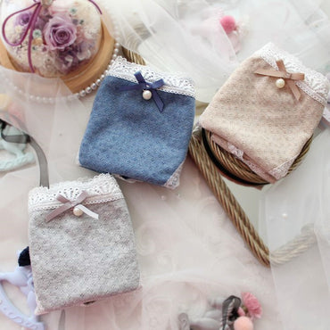 Plus Size Panties Women's Cotton Briefs Sexy Lace Kawaii Underwear Women Cotton Panties of Large Size with High Waist Female 7XL