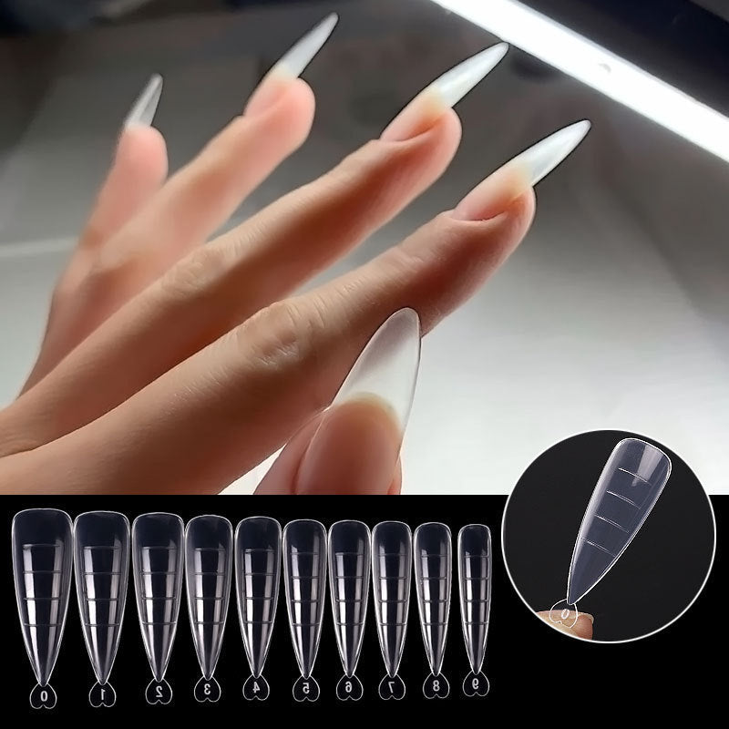 Ultra-Thin Nail Extension Sheets - 100 Pieces | C-Arc Seamless Application System