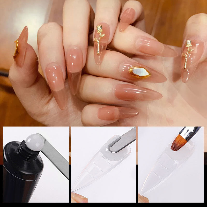 Ultra-Thin Nail Extension Sheets - 100 Pieces | C-Arc Seamless Application System
