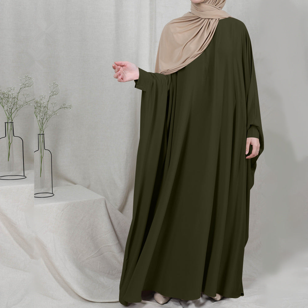Eid à capuche musulman Kvinnor Hijab sans manches Jilbab Abaya Long Khimar complet du Ramadan vêtements Abayas islamique Clo Niqab