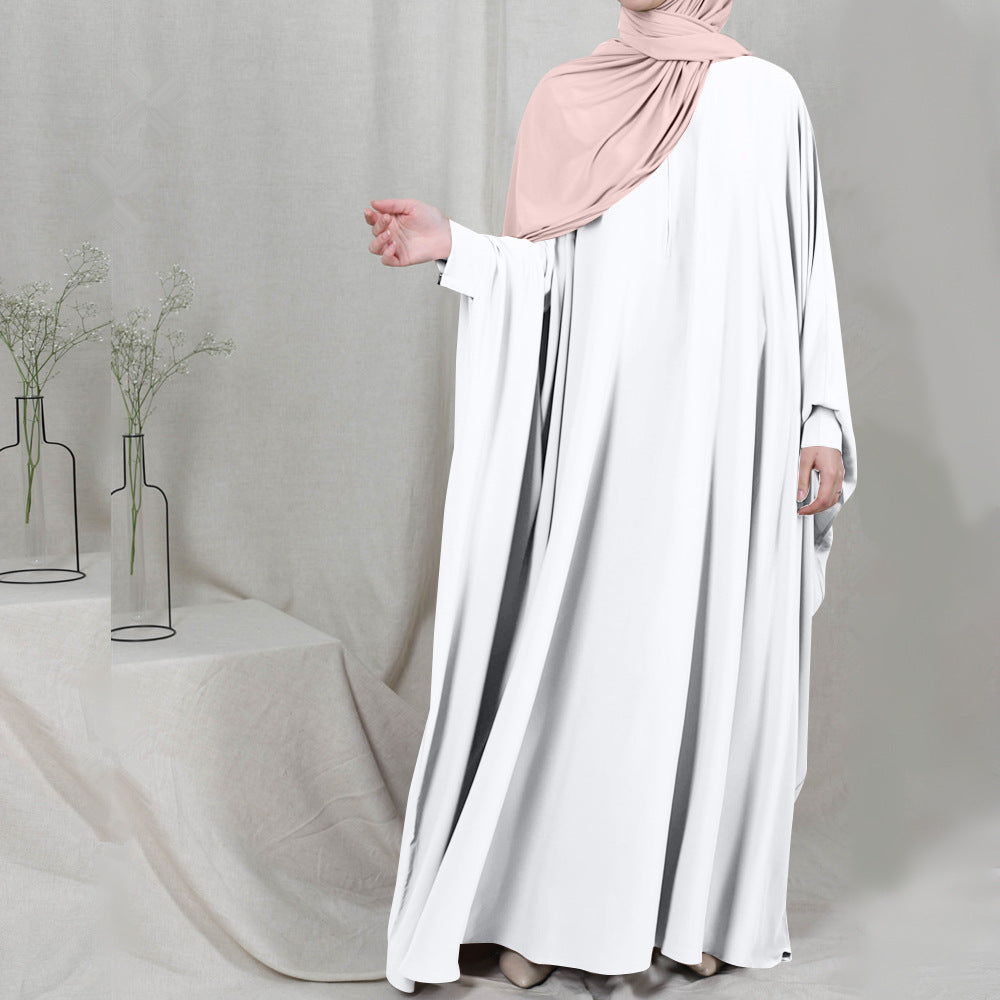 Eid à capuche musulman Kvinnor Hijab sans manches Jilbab Abaya Long Khimar complet du Ramadan vêtements Abayas islamique Clo Niqab