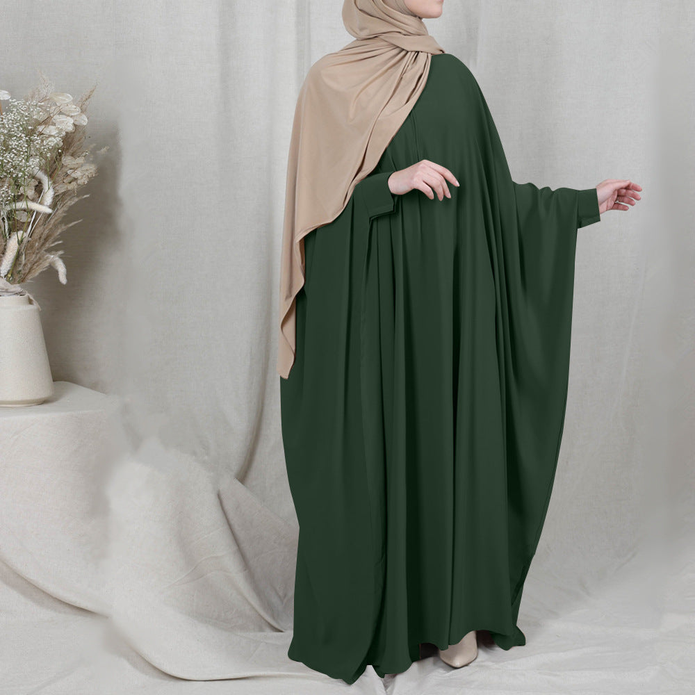 Eid à capuche musulman Kvinnor Hijab sans manches Jilbab Abaya Long Khimar complet du Ramadan vêtements Abayas islamique Clo Niqab