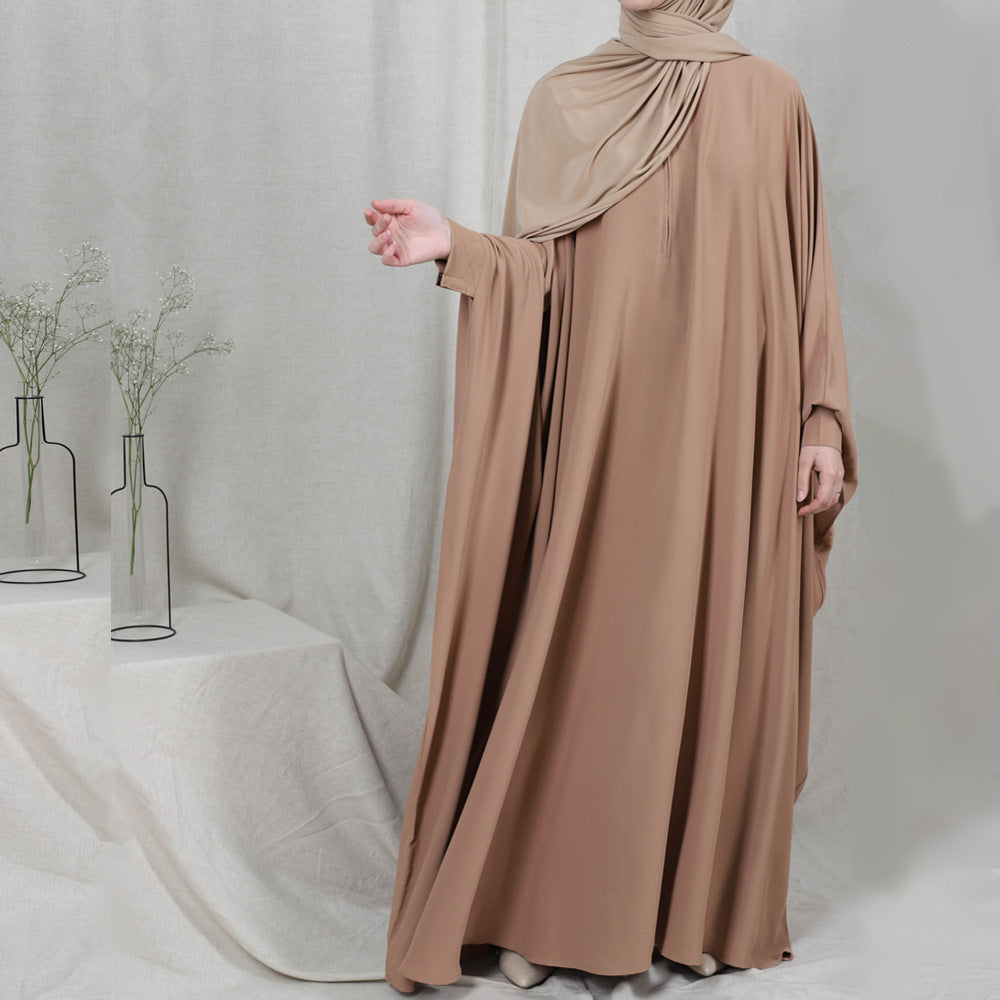 Eid à capuche musulman Kvinnor Hijab sans manches Jilbab Abaya Long Khimar complet du Ramadan vêtements Abayas islamique Clo Niqab