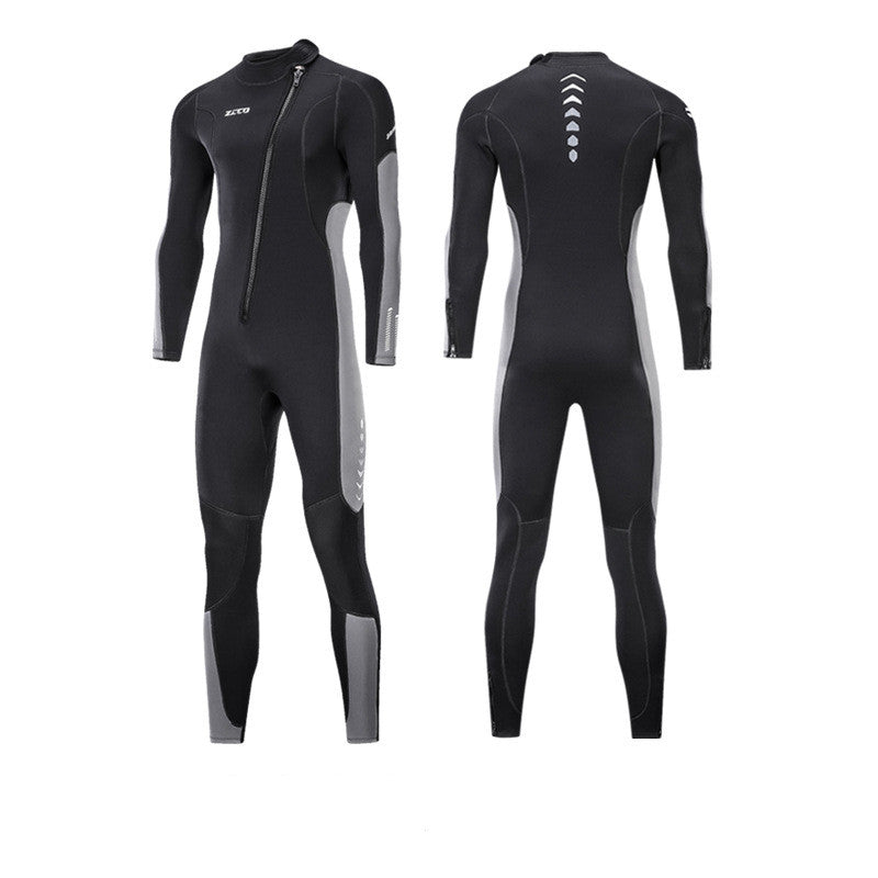Combinaison de surf chaude une pièce pour hommes