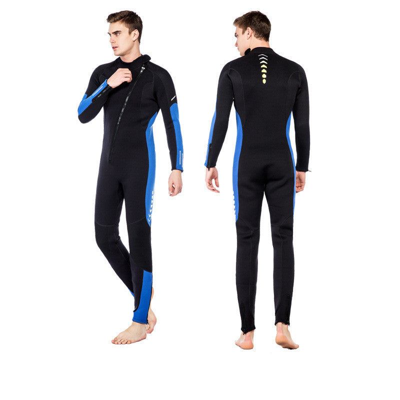Combinaison de surf chaude une pièce pour hommes