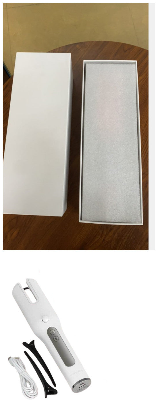 Trådlös Automatisk Curler USB LCD-skärm Keramic Värme Anti-perm Curlere