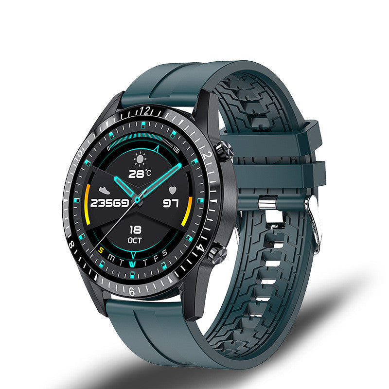 Multifunctional Smart Watch Bluetooth Call Pedometer Blood Pressure and Heart Rate Detection Water Resistant Watch