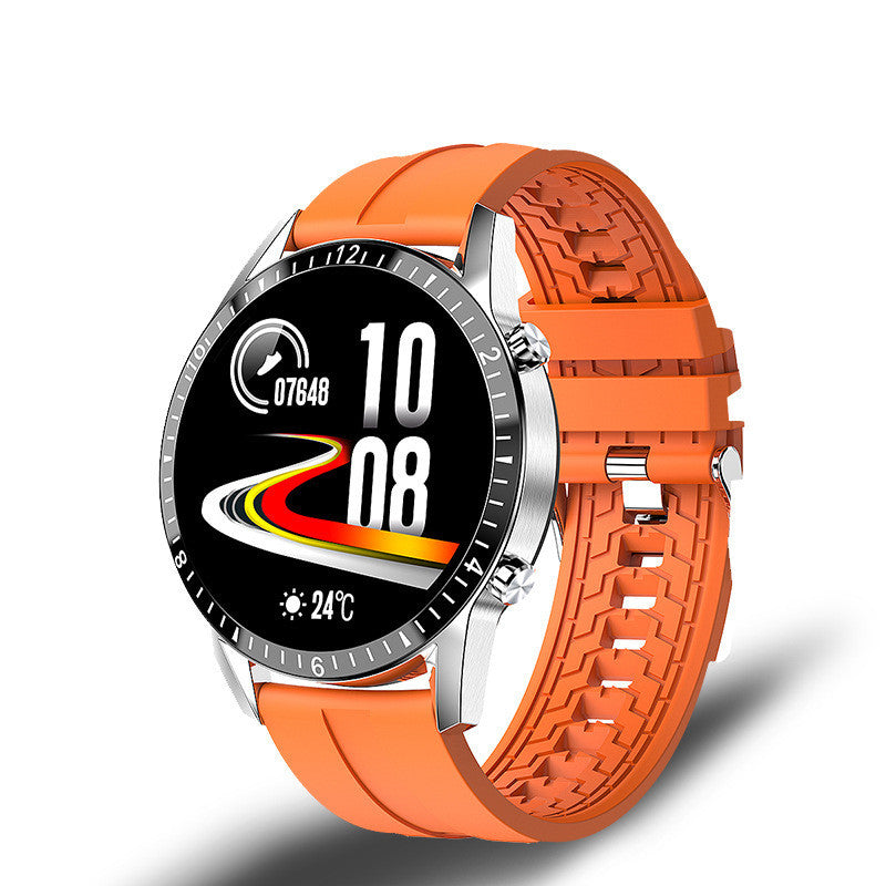 Multifunctional Smart Watch Bluetooth Call Pedometer Blood Pressure and Heart Rate Detection Water Resistant Watch