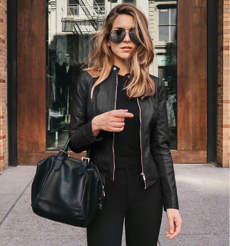 Leather PU Suit Jacket - High-Quality Sophisticated Elegant Durable Sleek Comfortable Versatile