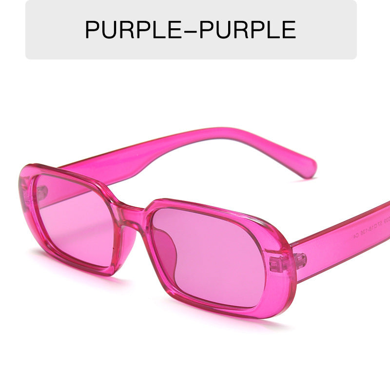 Retro Small Frame Candy Color Sunglasses - Women's Fashion Eyewear