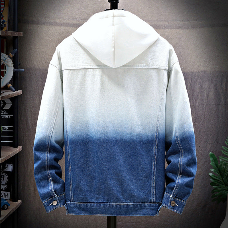 Veste en jean pour hommes, veste ample, vêtements d'étudiant pour hommes