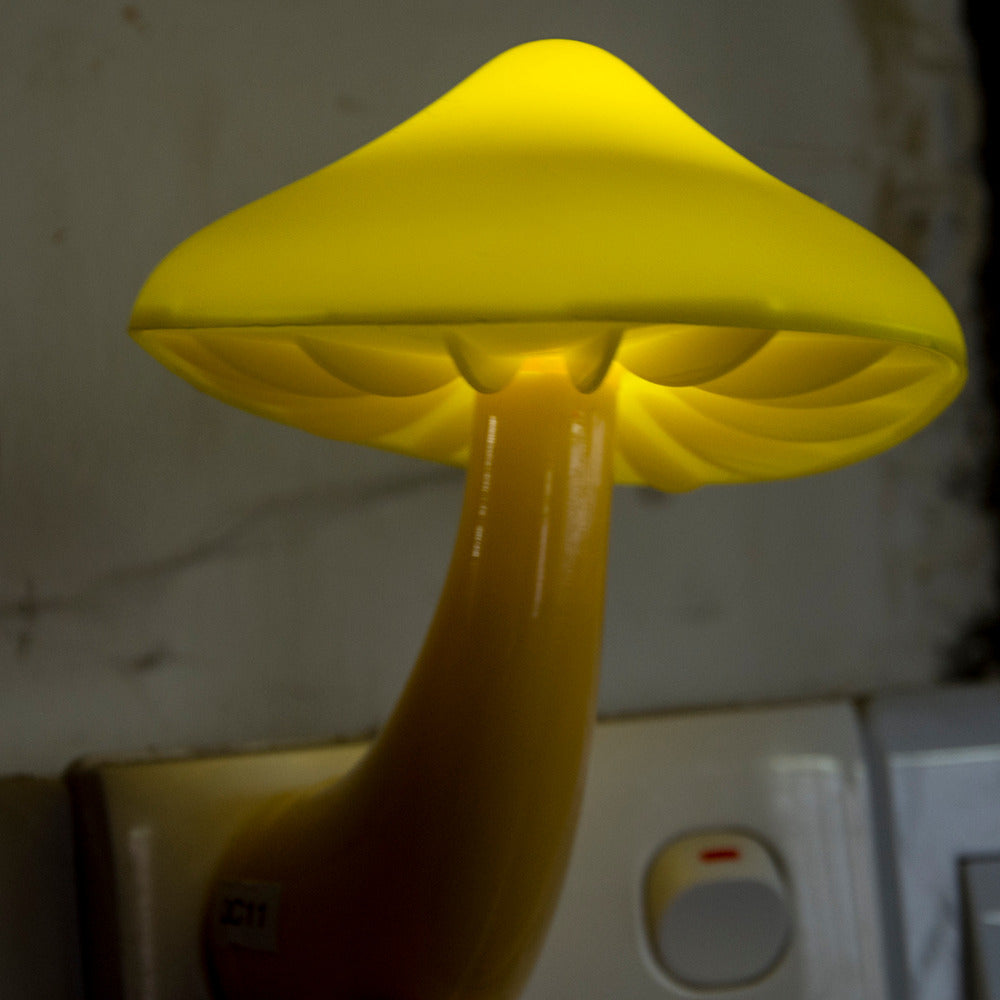 Lampe LED à prise murale en forme de champignon, prise ue US, blanc chaud, capteur de contrôle de la lumière, lumière de chambre à coucher, décoration de la maison