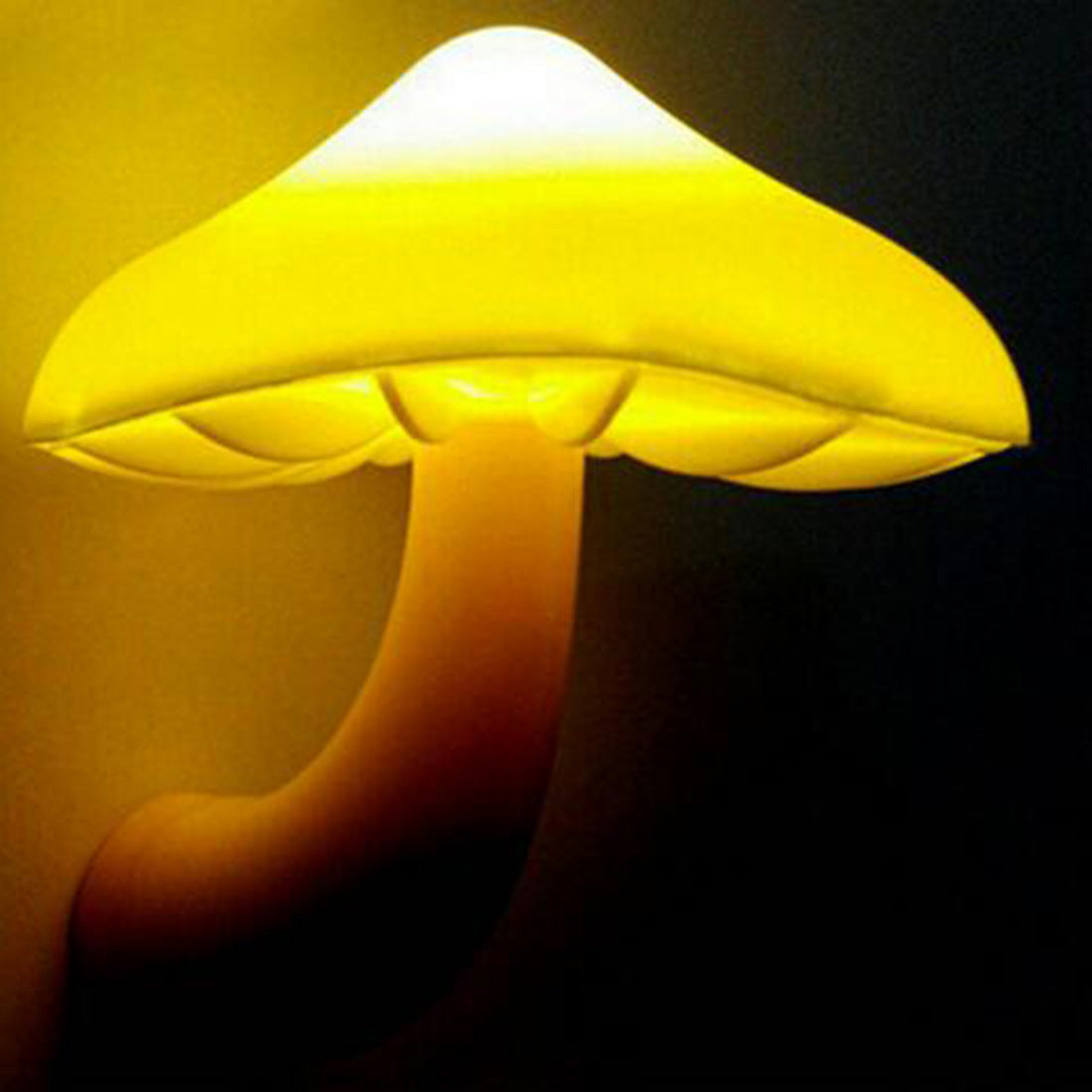 Lampe LED à prise murale en forme de champignon, prise ue US, blanc chaud, capteur de contrôle de la lumière, lumière de chambre à coucher, décoration de la maison