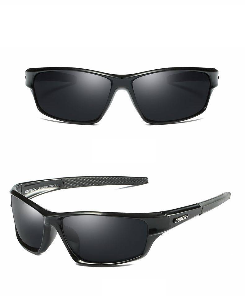 DUBERY nouveau rétro hommes lunettes de soleil polarisées loisirs quotidiens voyage sport hommes lunettes de soleil Anti-éblouissement UV400 lunettes d'extérieur D1