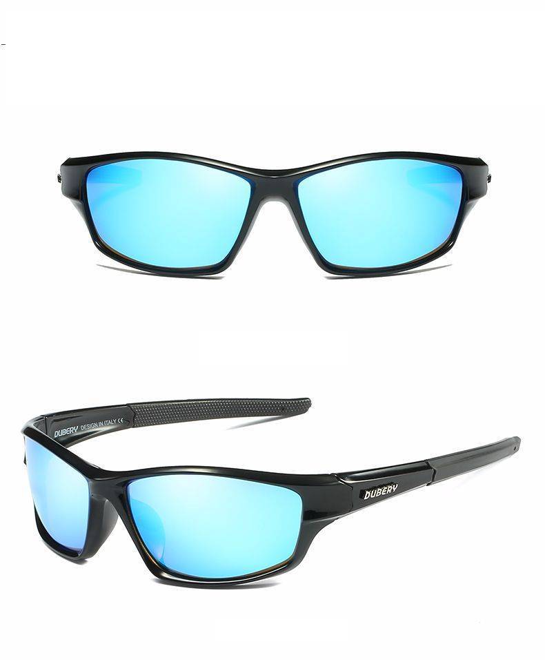DUBERY nouveau rétro hommes lunettes de soleil polarisées loisirs quotidiens voyage sport hommes lunettes de soleil Anti-éblouissement UV400 lunettes d'extérieur D1