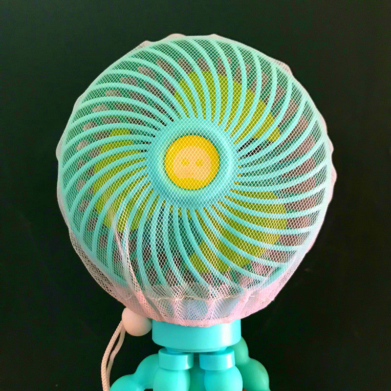 Octopus Deformable Foldable Fan USB Rechargeable Mini Handheld Portable Fan